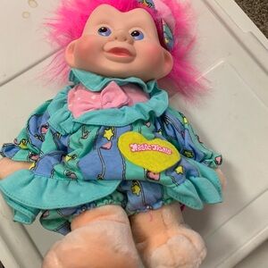 Neon Pink Hair Doll